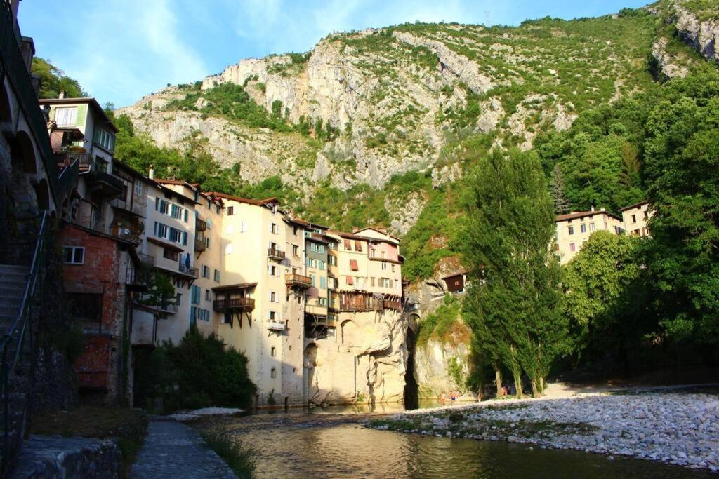 Studio** Cle Des Champs Au Pied Du Vercors Saint-Laurent-en-Royans Exterior foto